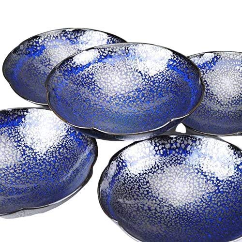 Amazon.co.jp: 油滴天目輪花鉢揃え 鎌田幸二 : ホーム＆キッチン